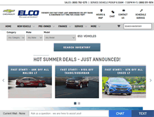 Tablet Screenshot of elcochevrolet.com